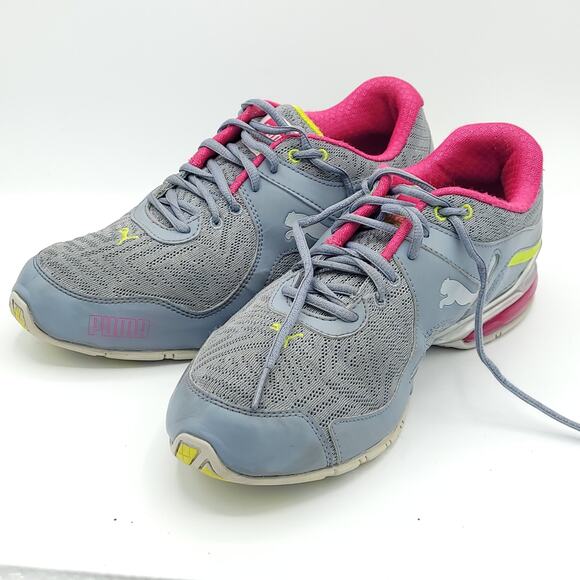 Puma Cell Riaze cross training gray pink women's size 8.5 - Picture 4 of 9
